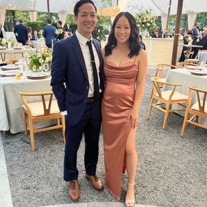 Rose gold Windsor dress